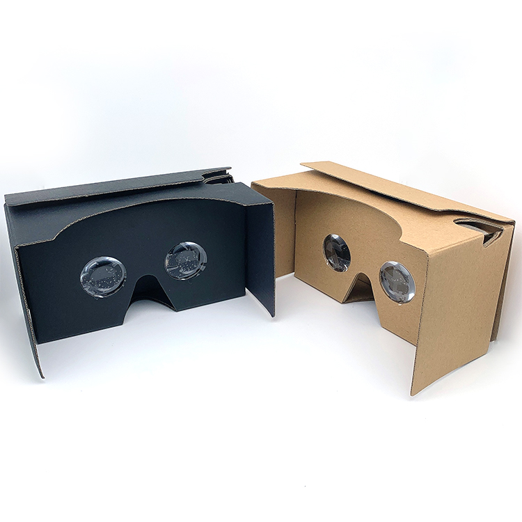 Настраиваемые картонные 3D очки виртуальной реальности, Очки виртуальной реальности для мобильных телефонов Android iPhone Samsung Huawei