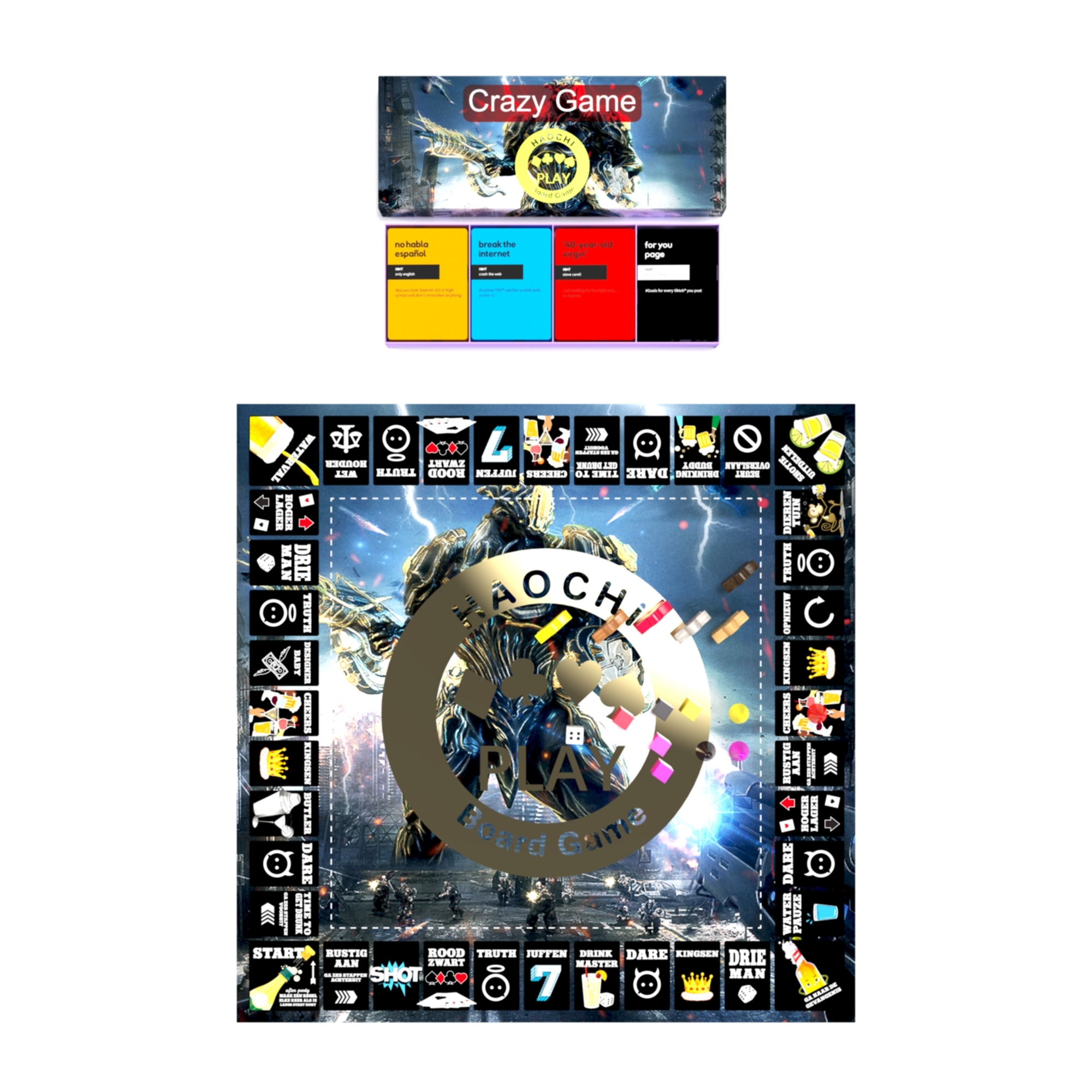 Wholesale Professional Custom Board Game Pieces Accessories Bunch Board Game