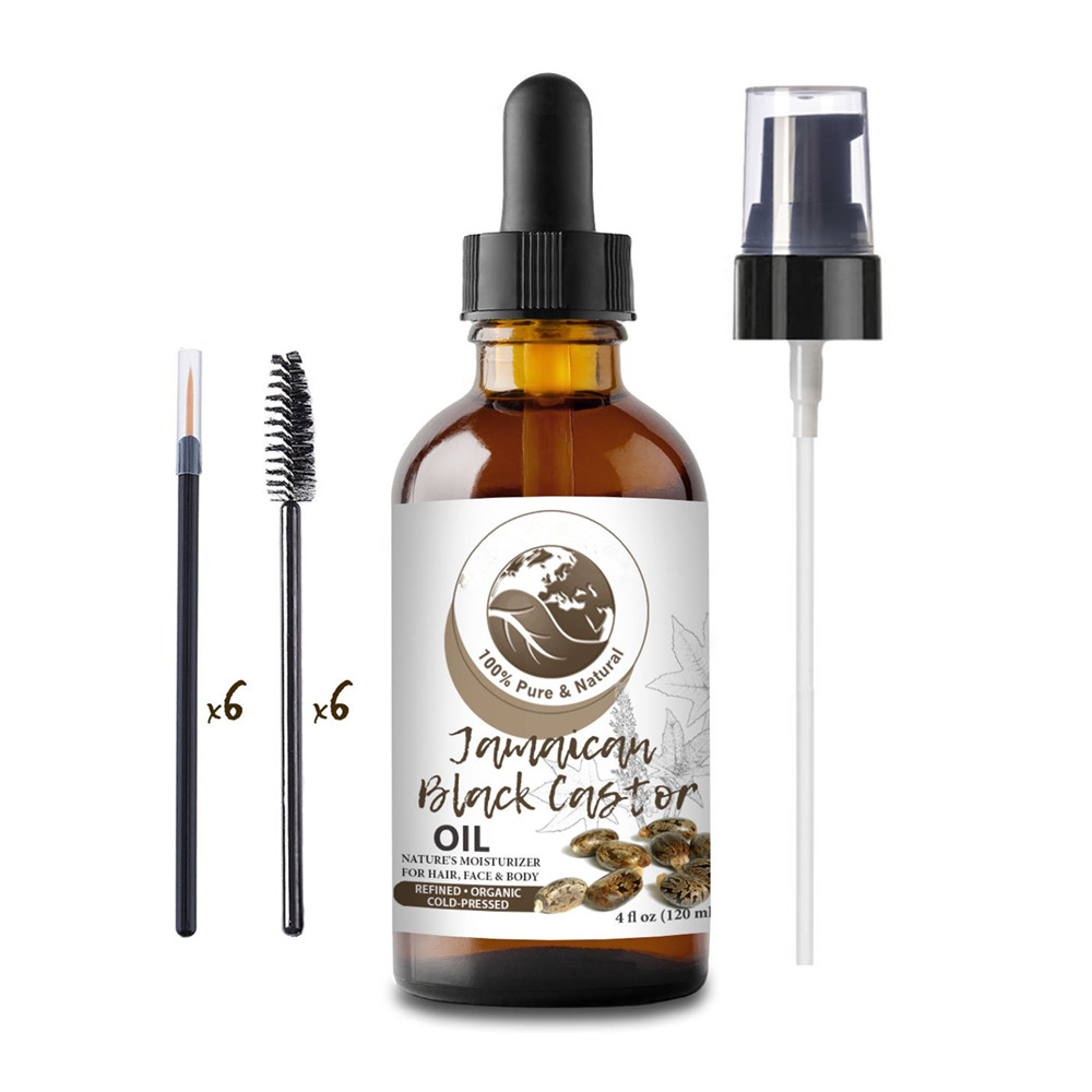 100% Pure Organic Cold Pressed Black Castor Oil