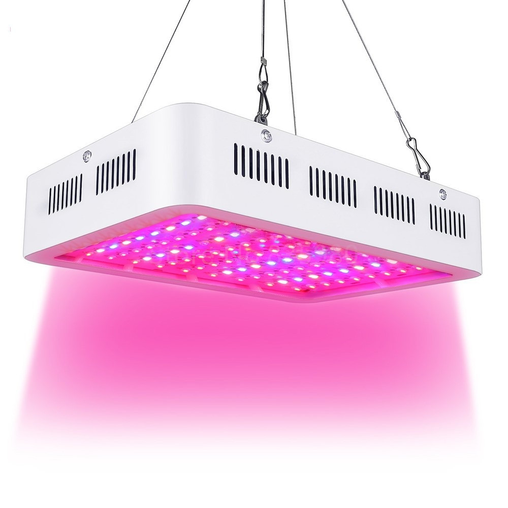 Крытый LED Grow Light панель лампа полный спектр гидропонных растений растут свет 1000 Вт теплицы