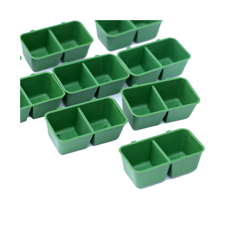Plastic Bird Water Box Bird Cage Hamper Double Lattice Box