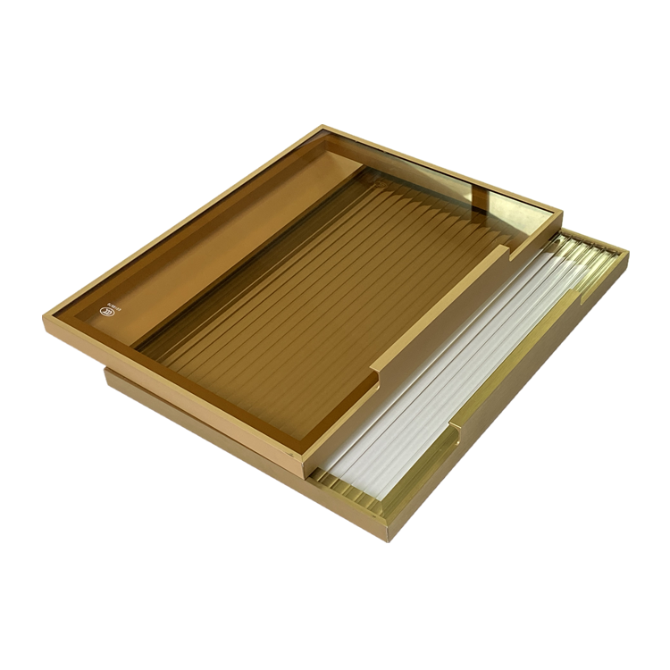 SY Decorative Kitchen Cabinet Wardrobe Door Aluminum Frame Aluminium Door Handle
