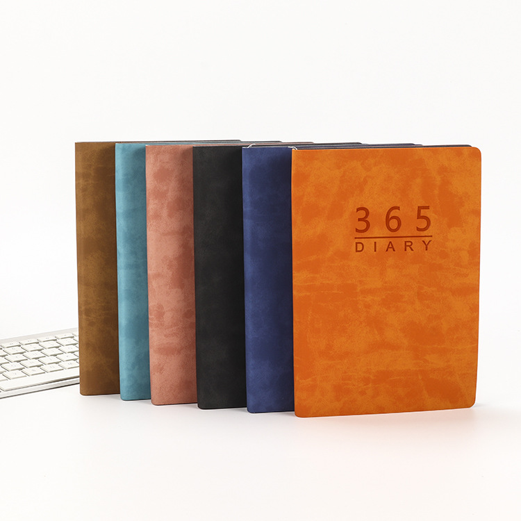 New style English schedule notebook 365-day calendar note book 2022 diary planners agendas