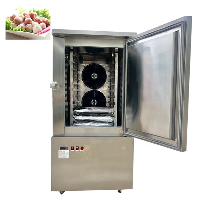 Industrial Cheap Price Fast Freezing Small Refrigeration Seafood Chicken Blast Freezer Machine