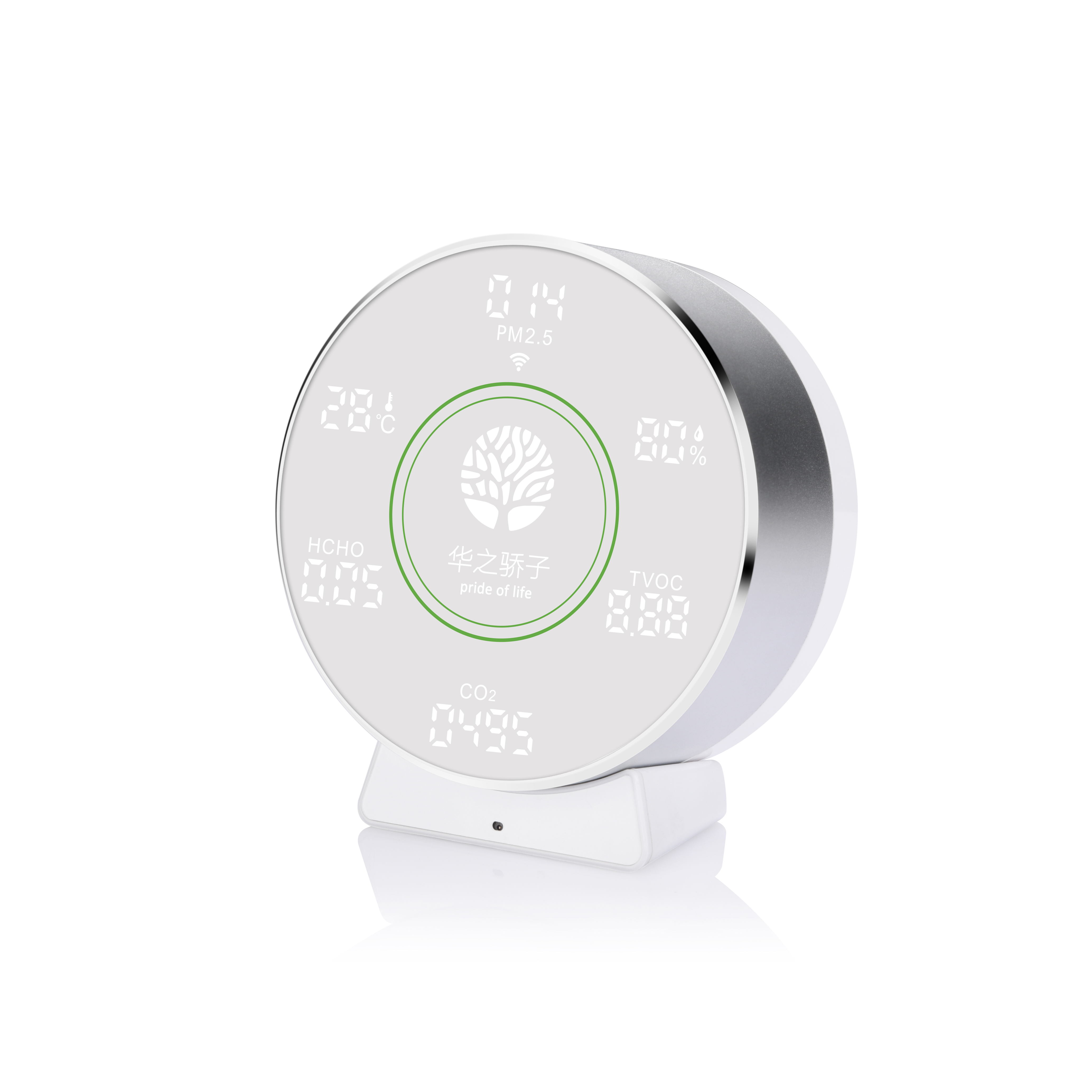 Умный прибор для измерения воздуха HCHO CO2 TVOC PM2.5