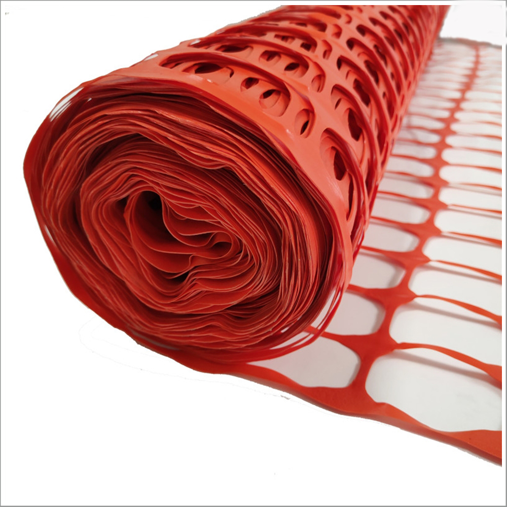 High Density Soft HDPE Plastic Safety Fence / Orange Security Mesh / Portable Safety Net