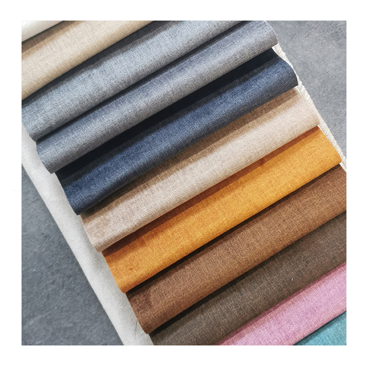 Guaranteed Quality Knitted Polyester Holland Velvet Sofa Fabric Textile