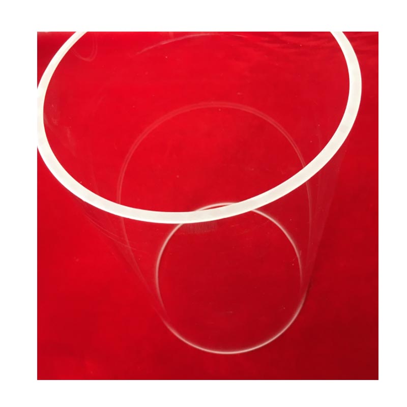 heat resistant clear quartz glass smoking pipe
