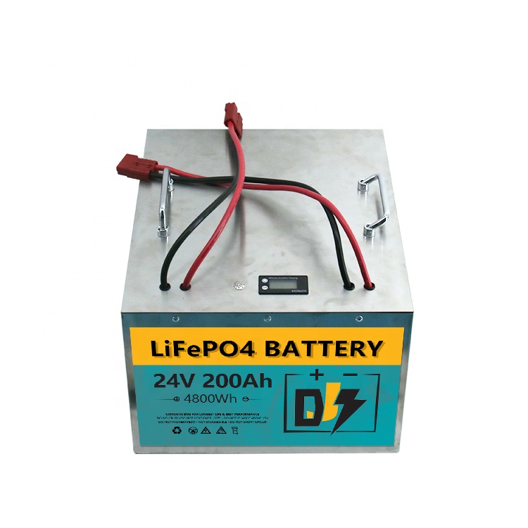 Deep Cycle Rechargeable 24v 200AH Lithium Ion battery New Grade A for CAR for EV Golf Carts Motorhome