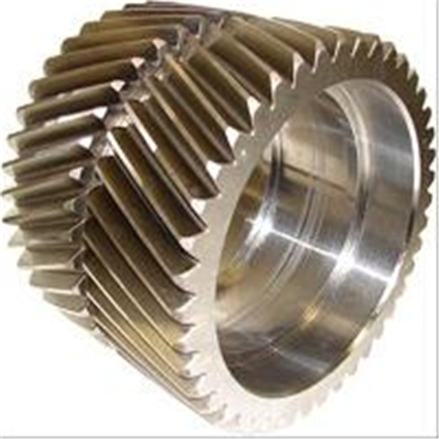 5 осей CNC точности OEM медный сплав латуни двойная винтовая зубчатая передача цилиндрические косозубые шестерни