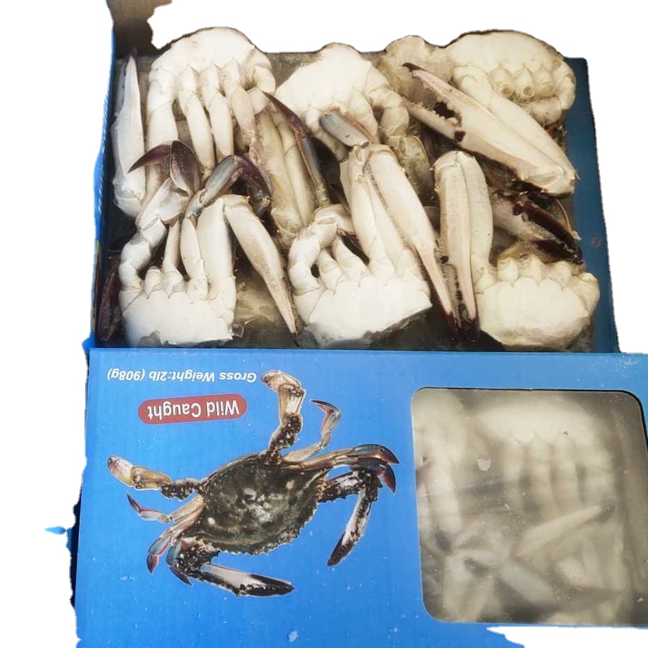 Замороженный половинный синий плавучий Краб для salw с китайским мясом плавучий краб