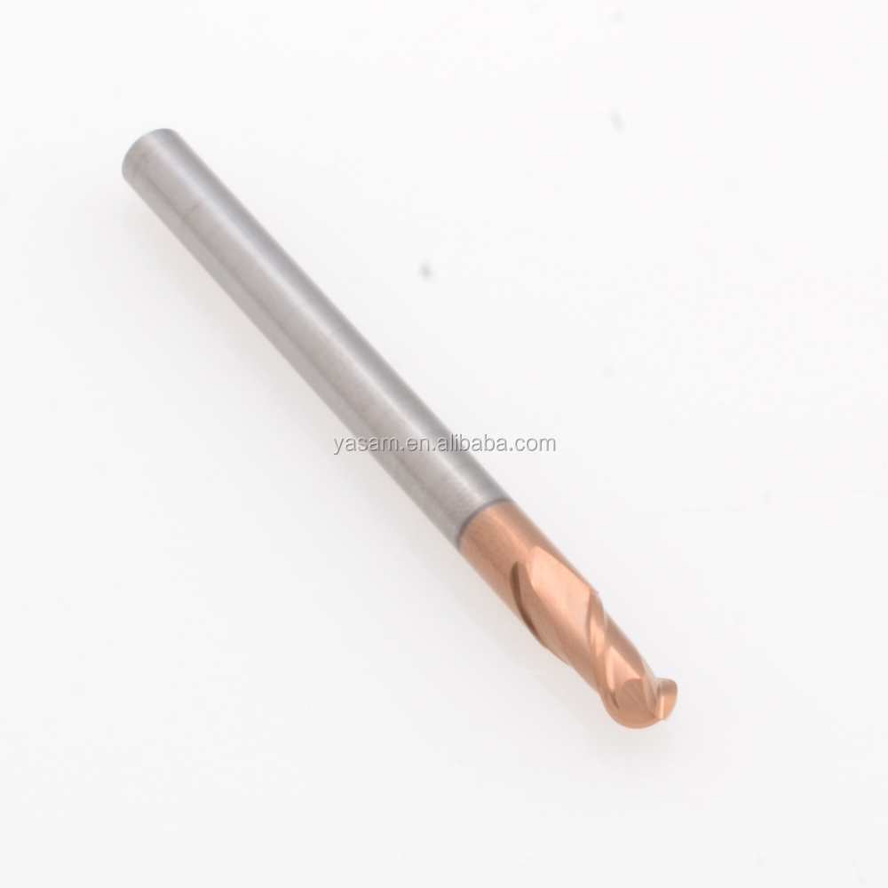 SLONS S100 для стали под 55HRC R0.5mm R0.75 R1mm R1.25 R1.5 R2 фреза с ЧПУ Вольфрамовая твердосплавная шаровая Концевая фреза