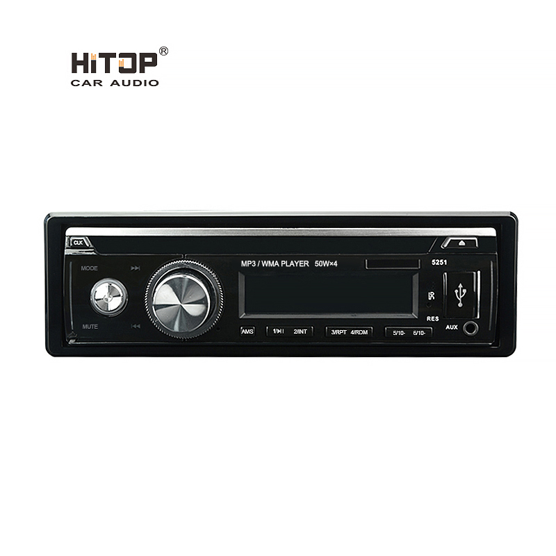 HT-5251 новый дизайн автомобильный mp3-плеер Универсальный WIFI один Din синий зуб автомобильное стерео радио с AUX USB SD MMC порт