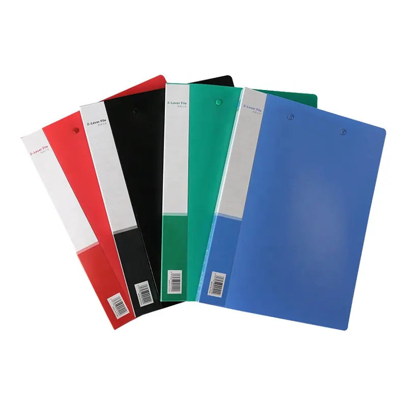 Customize Office supplies A4 PP file folder metal clip file folder