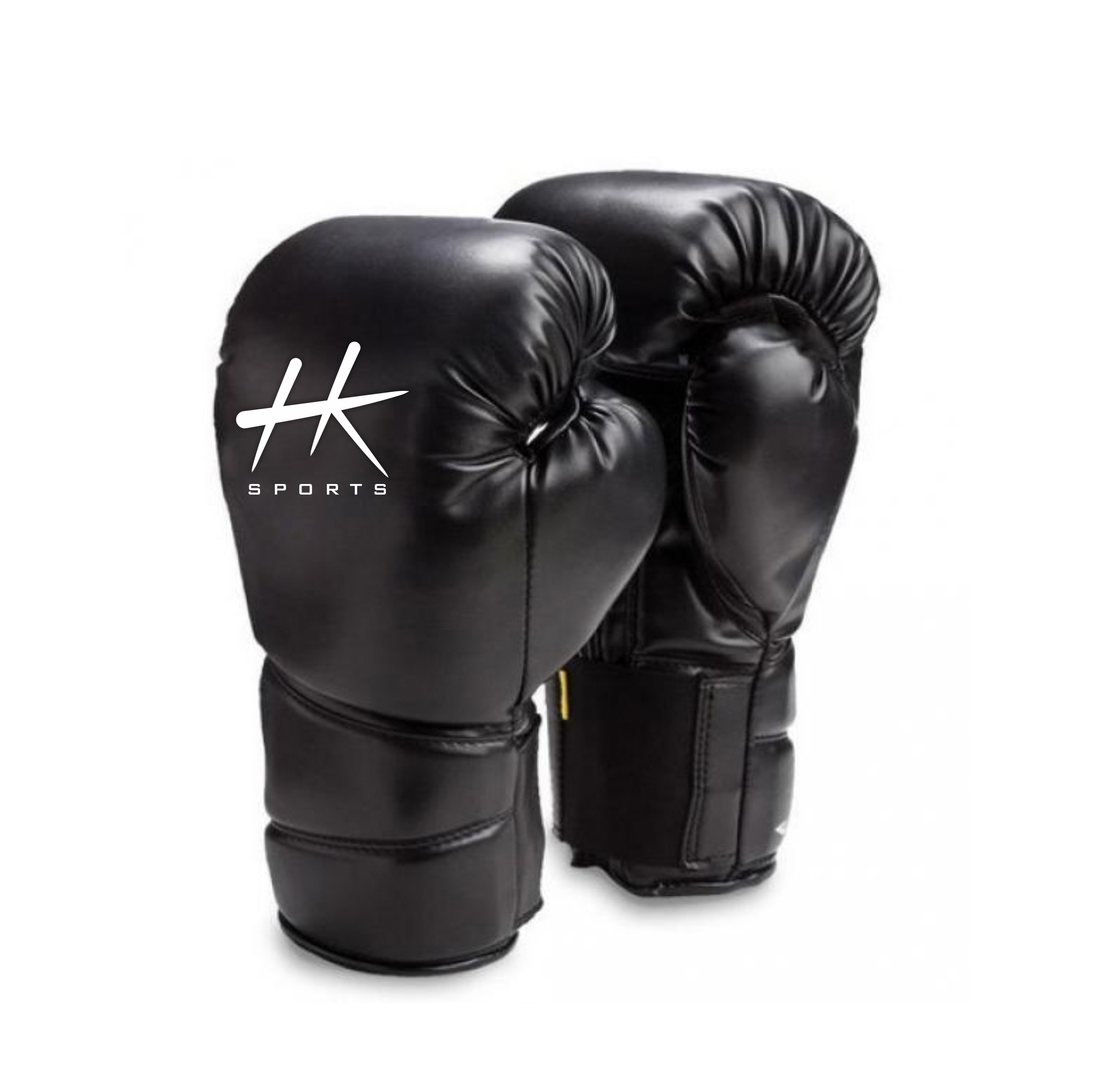 Best Quality Professional Genuine Leather Custom Black Boxing Gloves