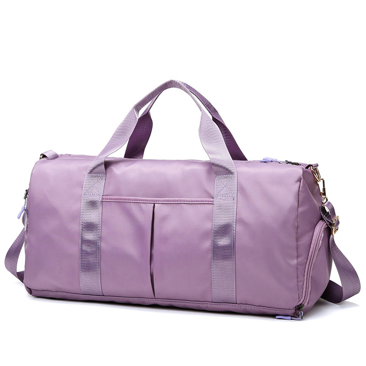 New fashion large capacity easy carry dry wet separation sports gym bag with shoes compartment