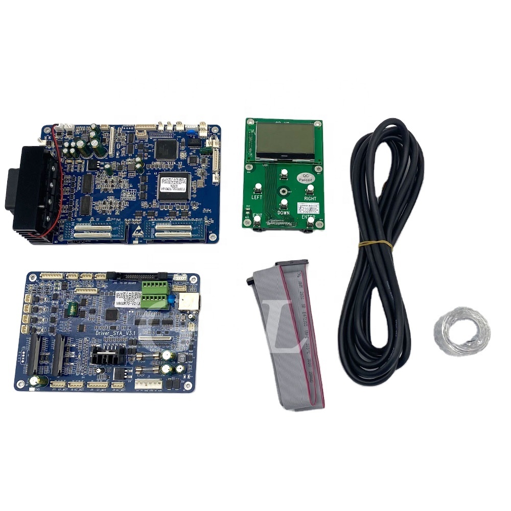 One Set Senyang UV Board Kit for Epson XP600/TX800 Double Head Printer Board for Printing Color and White Ink W+CMYK New Boards