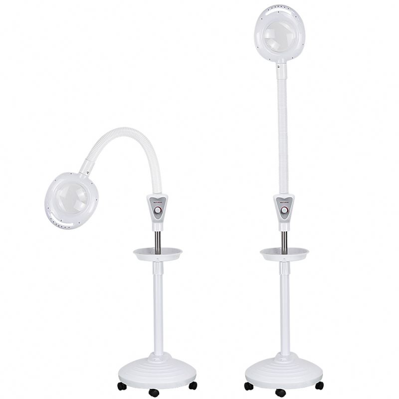 WX-101 Floor Stand Magnifying Glass Beauty Equipment Tattoo Light Professional Floor Stand Tattoo Desk Lamp LED Tattoo Lamp