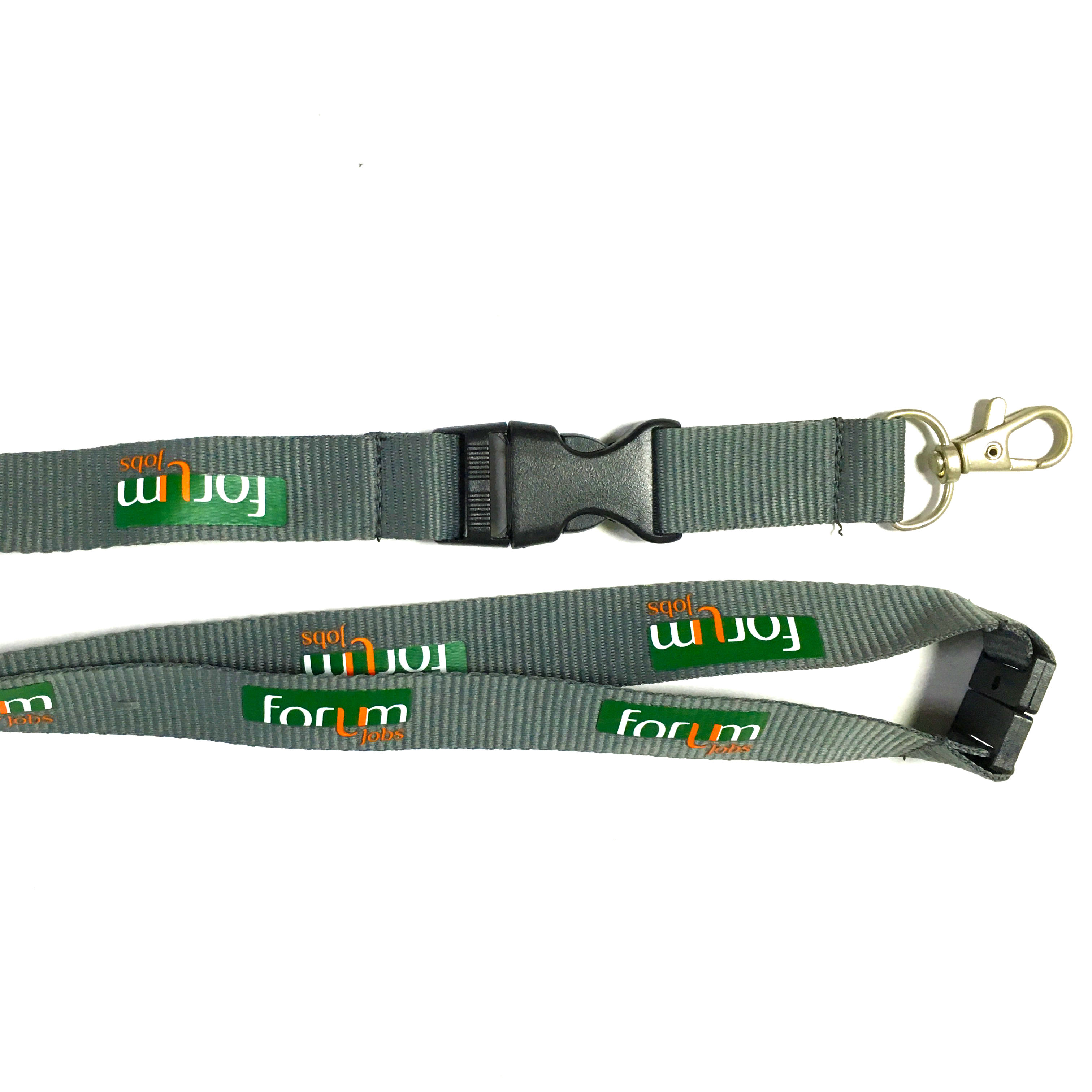 High Qulaity Famous Brand Heat Transfer Blue Rock Band Rubber Personalized Name Id Badge Lanyards