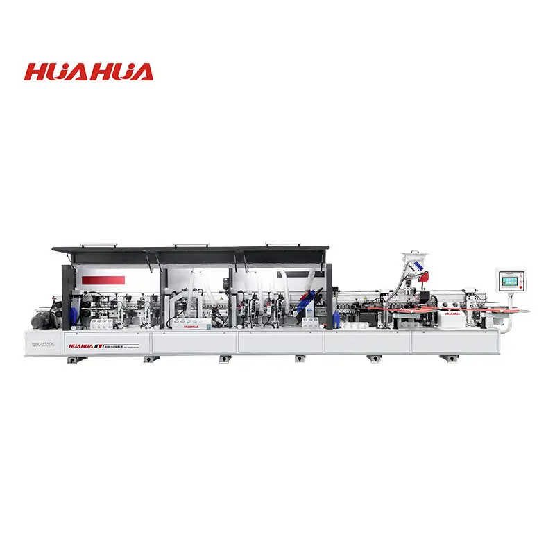 HUAHUA HH-486RLK laminate full straight line professional automatic pur glue stability narrow side edge banding machine edger
