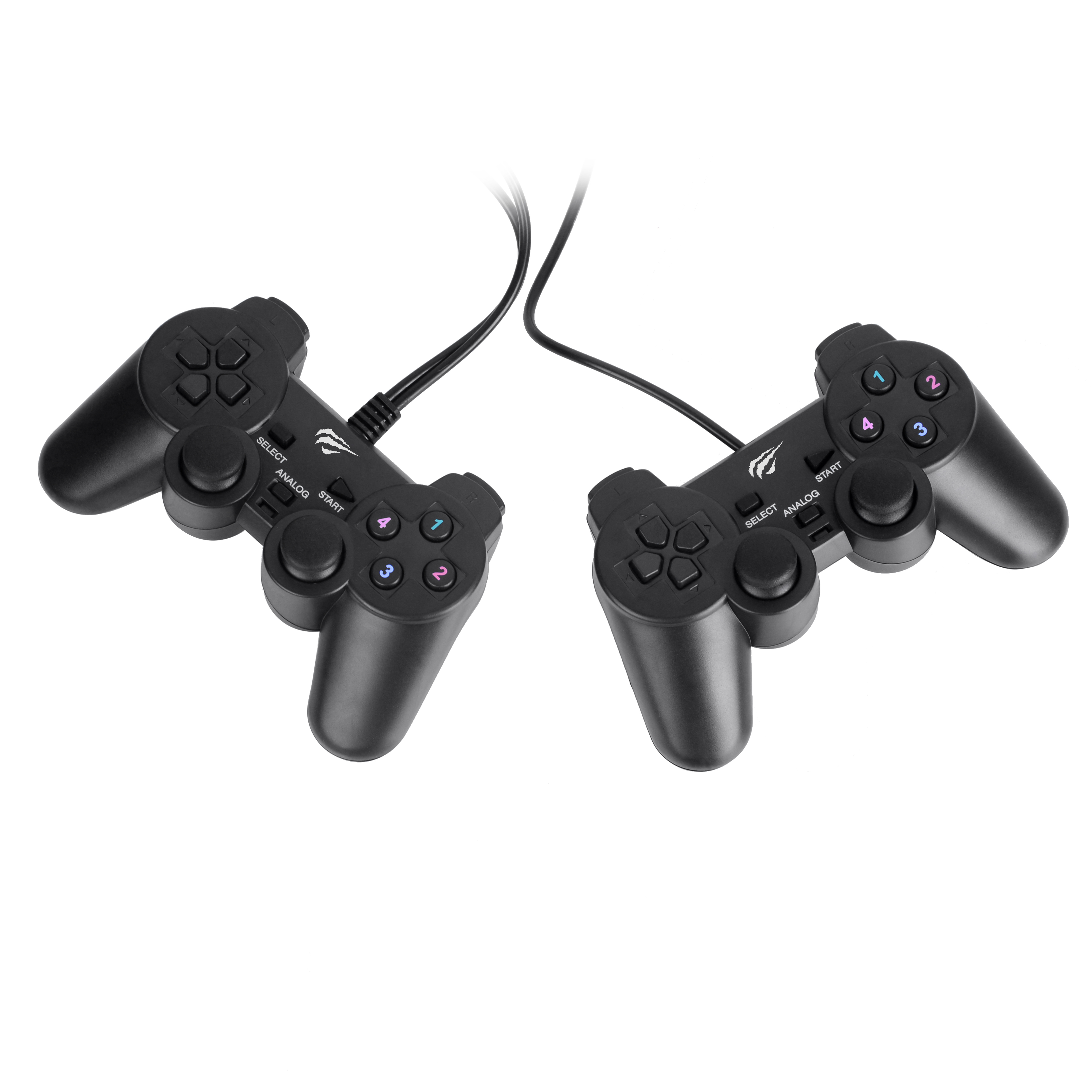 HV-G61 HAVIT игровая консоль USB Проводная PC боевых действий игры рукоять с двумя контроллерами функция вибрации оригинальный геймпад