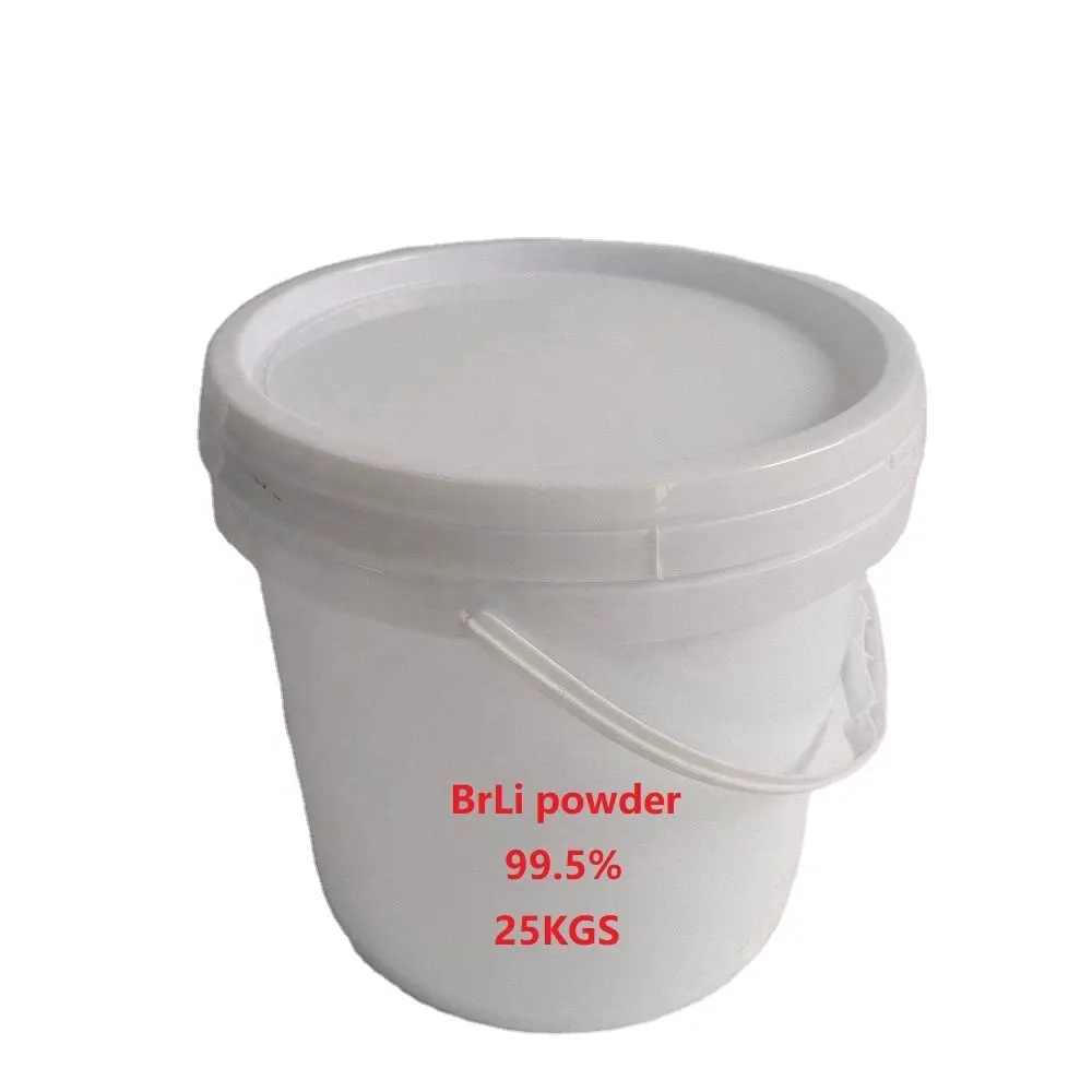 BrLi Cas 7550-35-8 Lithium Bromide as High Efficient Water Vapor Absorbent for Refrigerator