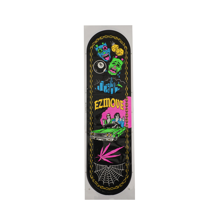clear paper for skateboard graphics laser printer heat transfer foil skateboard