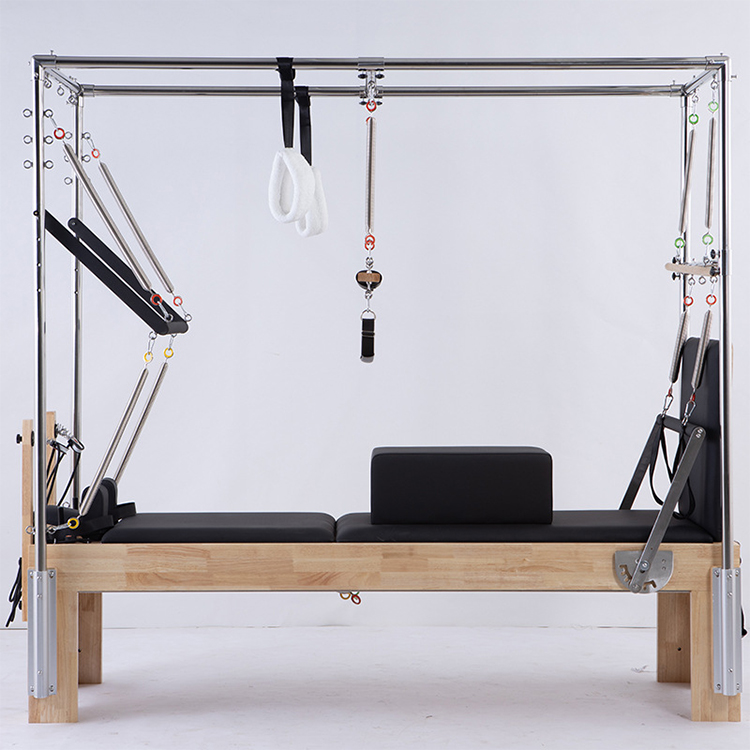 Sale Foldable Pilates Roller Machine Stretching Aeropirates5 Cord Cadillac Pilates Reformer Bed Machine Equipment
