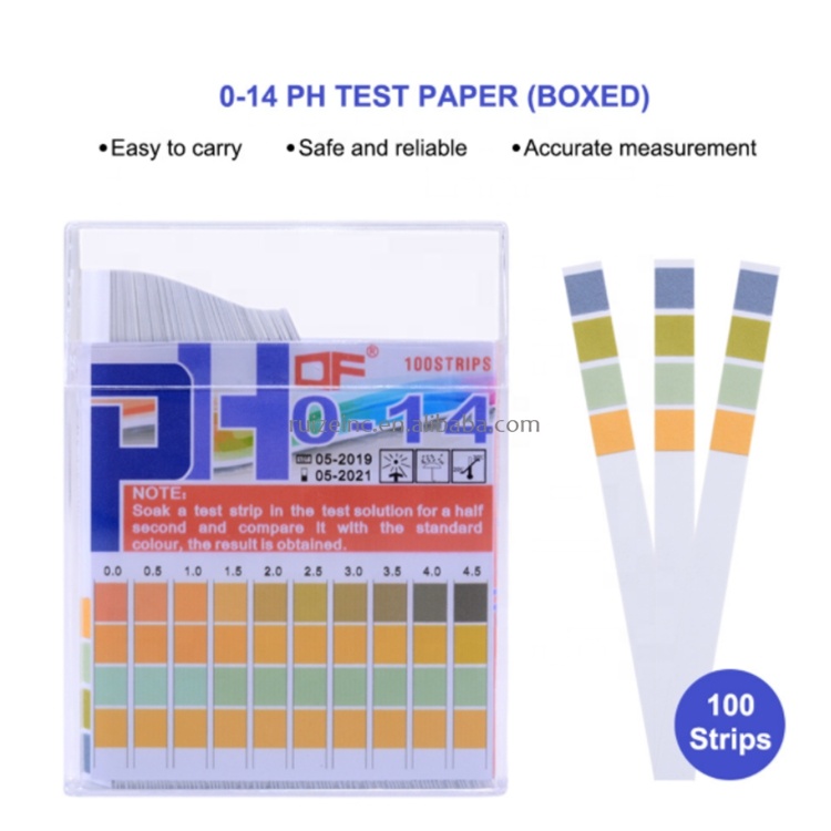 0 -14 PH Test Paper Gastric PH Test Strips 80pcs PH Paper Strips Litmus Paper Tester For Saliva Urine Water Soil Testing