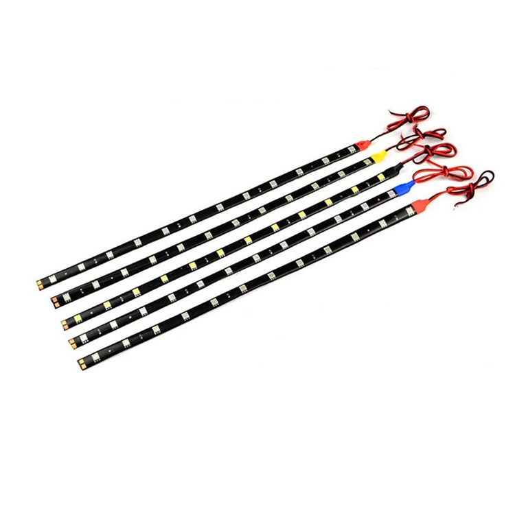Автомобильная светодиодная лента 3528 12 В 15SMD, гибкая мягкая лента и декоративная световая лента 30Cm-1210