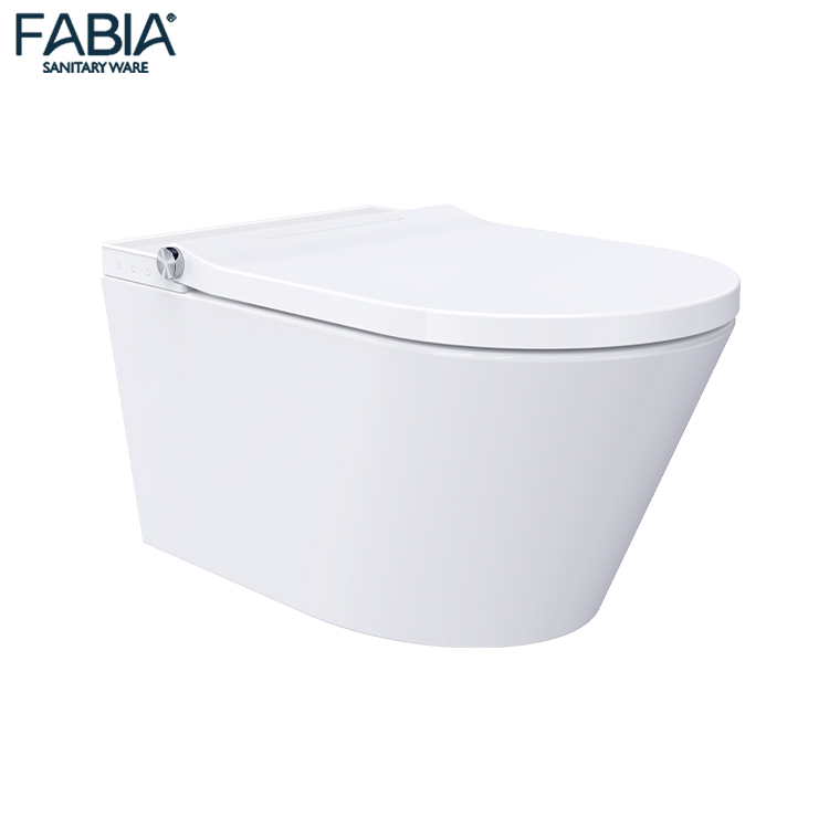 2021 New Design Popular Style Automatic Saving Smart Toilet Wall Hung Slim