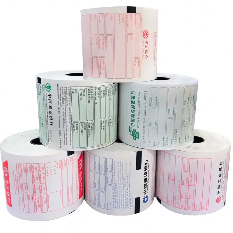 Cheap Coreless Paper Rolls 57*30Mm Transparent Thermal Paper Sticker Printing