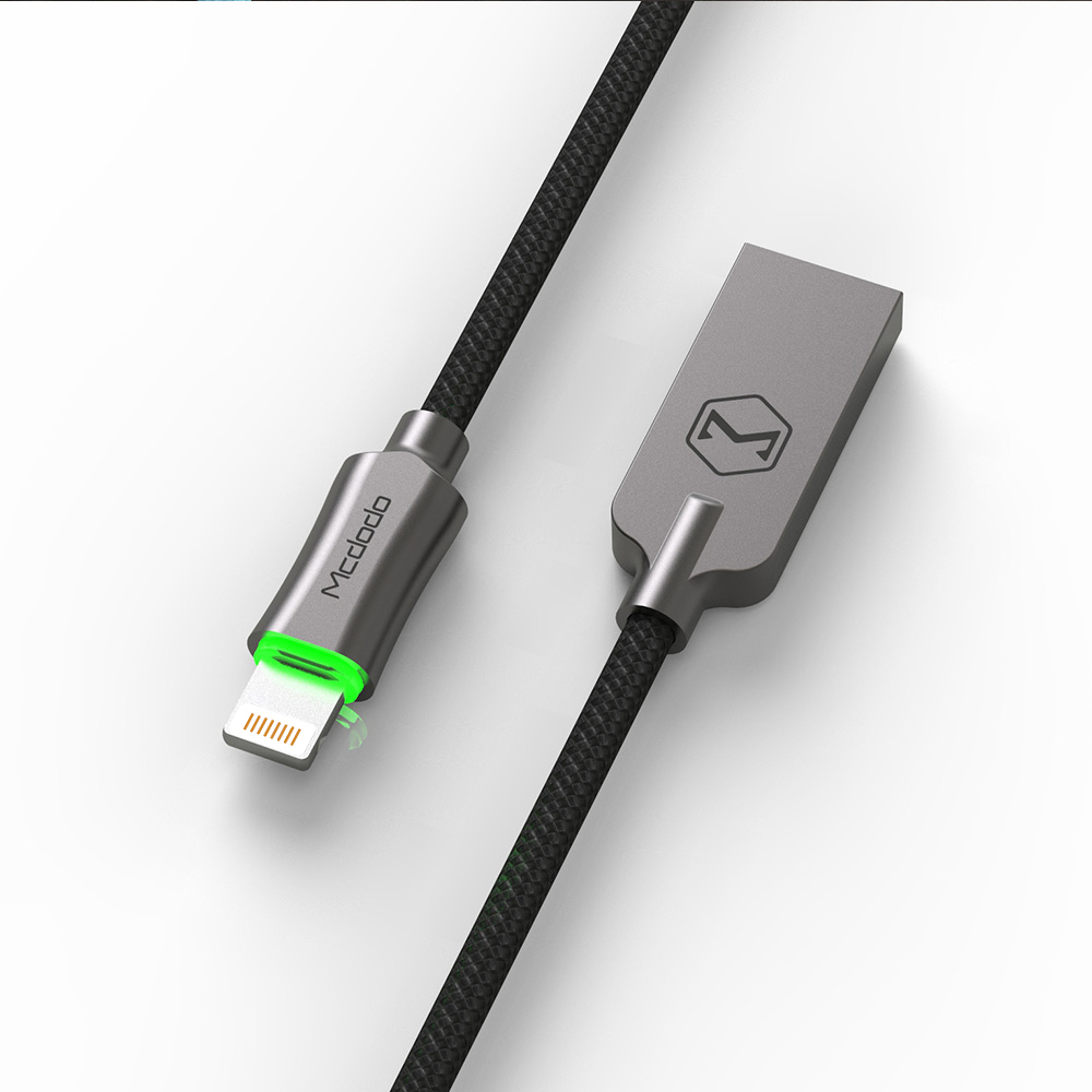 MCDODO Быстрая зарядка USB шнур автоматическое отключение зарядный кабель для телефона для iphone