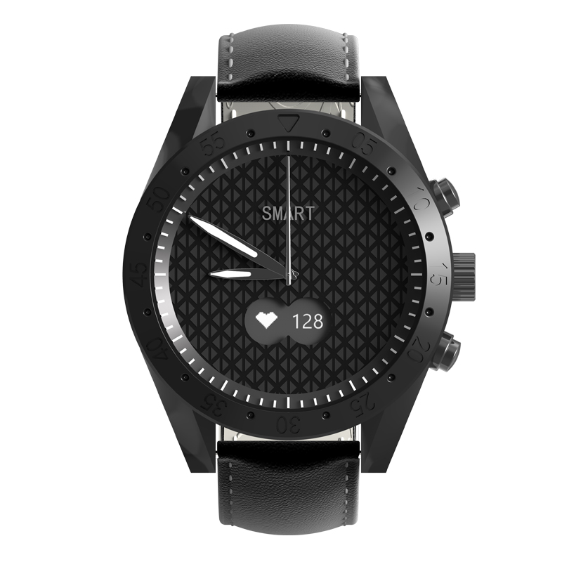 2019 Новые гибридные часы wearfit App пульсометр артериальное давление 5ATM водонепроницаемые умные часы