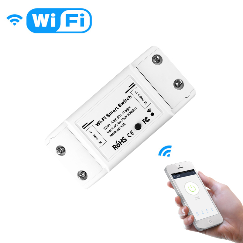 Новый беспроводной переключатель MOESHOUSE с управлением через приложение, Wi-Fi, умный выключатель работает с echo Alexa