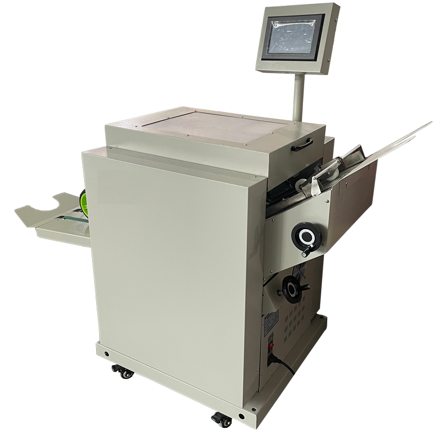 DEBO saddle stitching and folding machine a4 a3 a5 size booklet binder