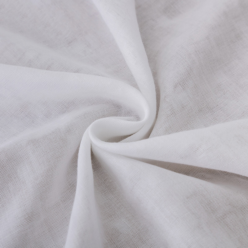 70% Bamboo 30% Cotton Double Layer Veil Burp Cloth Tulle Fabric for Baby