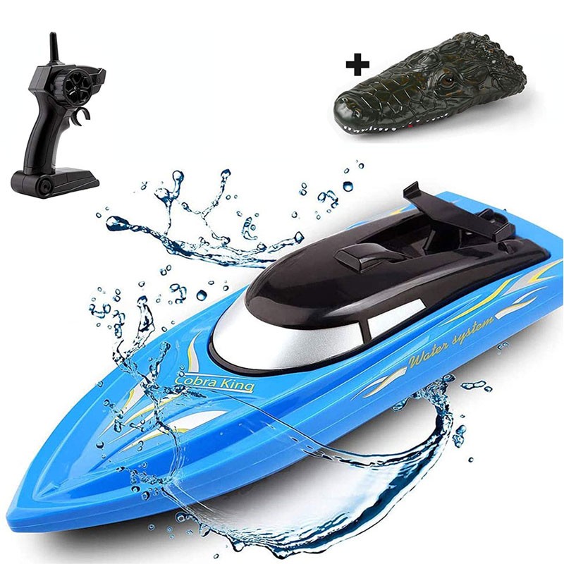 Funny Prank Ship Remote Control Boats RC Speed Boat Novelty Gags Prank Simulation Electric Toy Shark Toys for Kids Boys Children