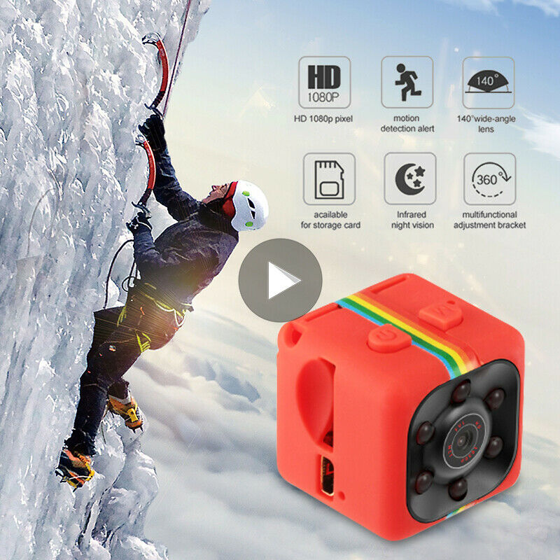 Full HD 1080p Портативный видеорегистратор Мини спортивная камера с зажимом