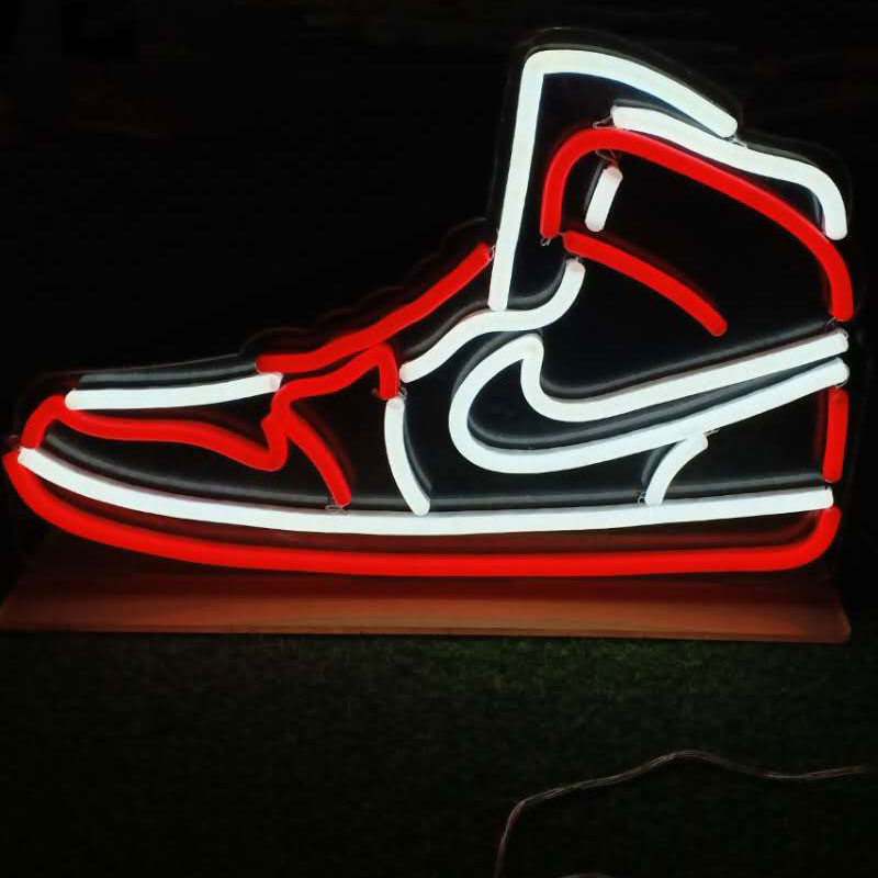 Store sign acrylic sneaker neon light