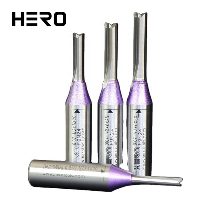 Твердосплавная деревообрабатывающая Концевая фреза HERO с хвостовиком 1/2 дюйма