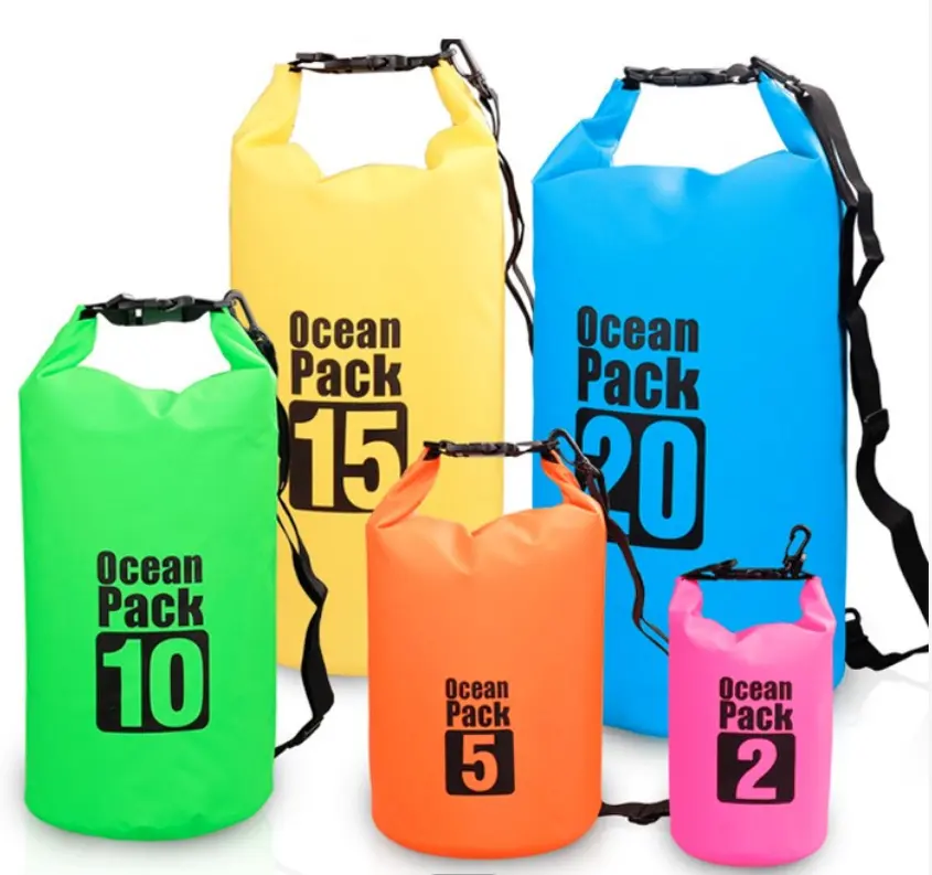OEM Custom Logo boating hiking Water Proof Floating Roll Top Dry backpack, Water sports Outdoor Waterproof Dry Bag.