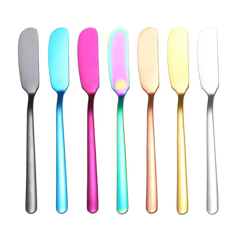 High Quality 304 Stainless Steel Butter Knife Cheese Sauce Spreader