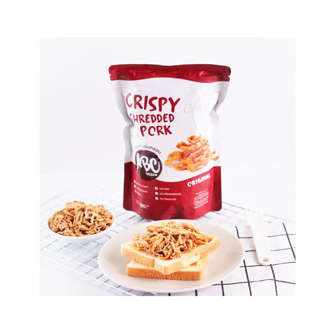 Premium ABC Bites Crispy Shredded Pork Original 180g. Pork Thai Snack