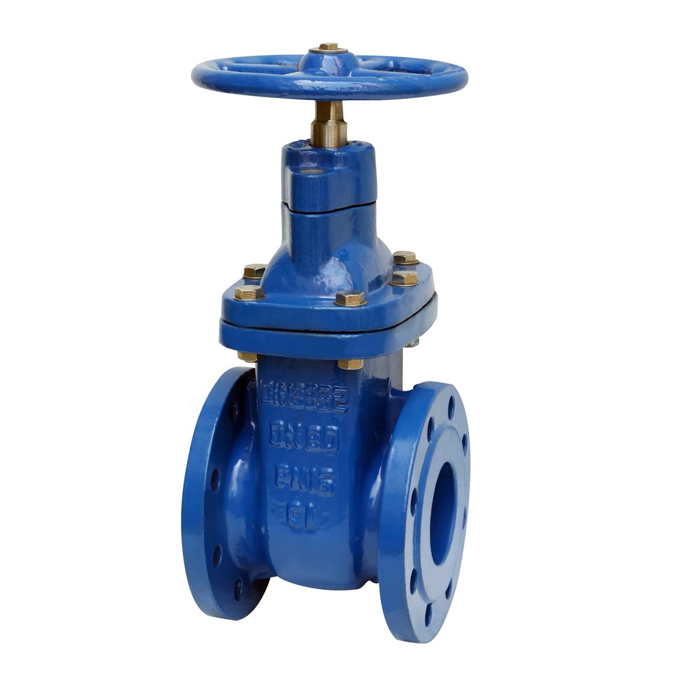 DIN3352 DN60 PN16 ковкий чугун F4 NRS металлическая Герметическая задвижка с ручным приводом