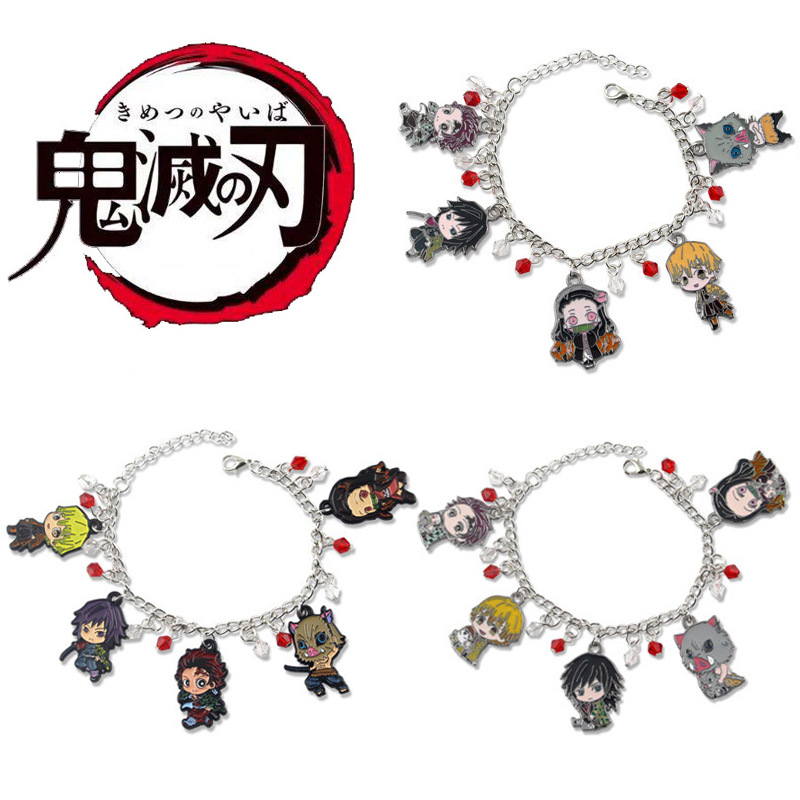 Factory Hot Sale Custom Anime Roles Exquisite Bracelet Demon Slayer Bracelet