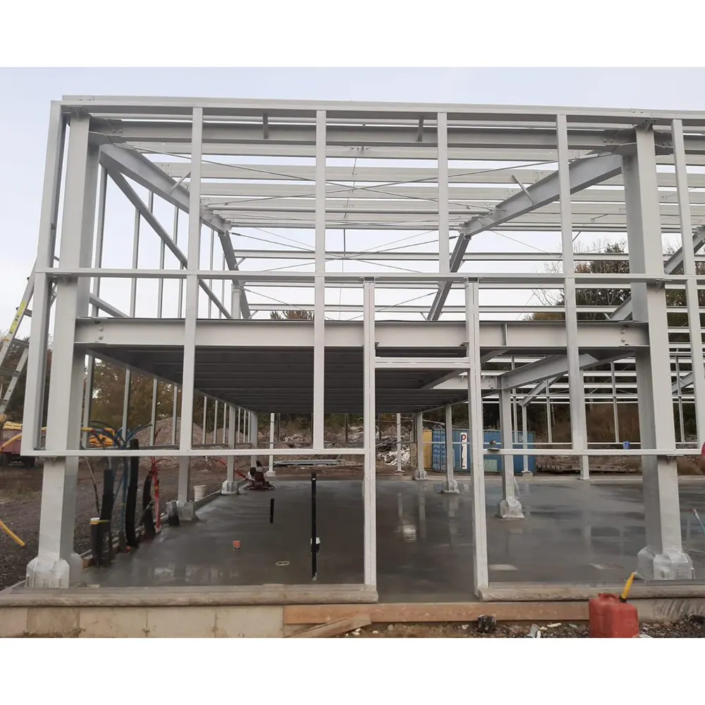 Prefab House Prefabricated H Beam Light Steel Structure Warehouse