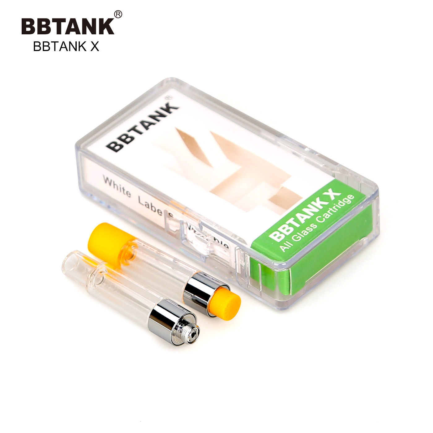 Vapy самый надежный поставщик электронных сигарет BBTANK CBD масло керамический катушечный картридж пустой распылитель 0,5/1 мл чистый вкус 510 резьба Полное стекло