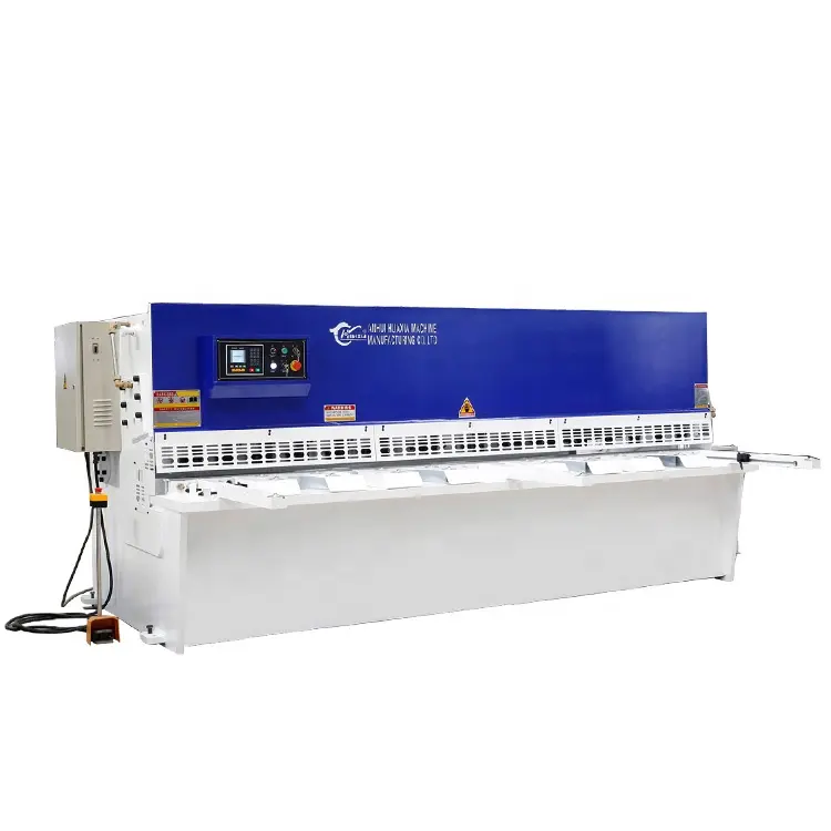 Huaxia good quality QC12K/Y series hydraulic swing beam CNC sheet metal shearing machine cutting machine