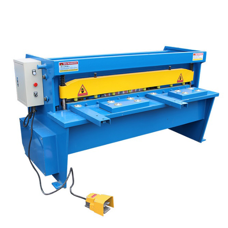 GILDEMEISTER electric cutter manual sheet metal shear small guillotine electric shearing machine for cutting steel plate